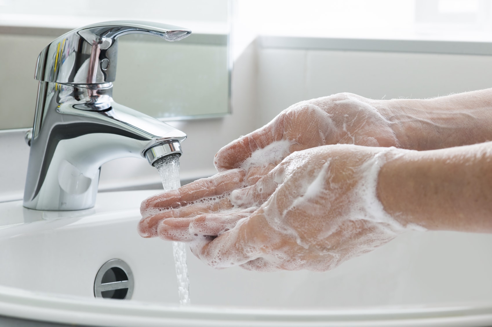 Lavarse las manos en momentos específicos