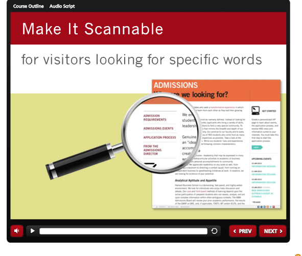 Stanford GSB: Web Author Training